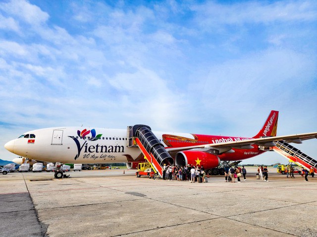 , Actu socialisme: Le plus récent avion de Vietjet porte le logo officiel du tourisme vietnamien